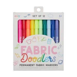 fabric doodlers markers - set of 12