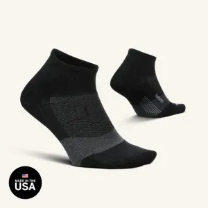 Feetures! | Merino 10 | Max Cushion | Quarter | Charcoal