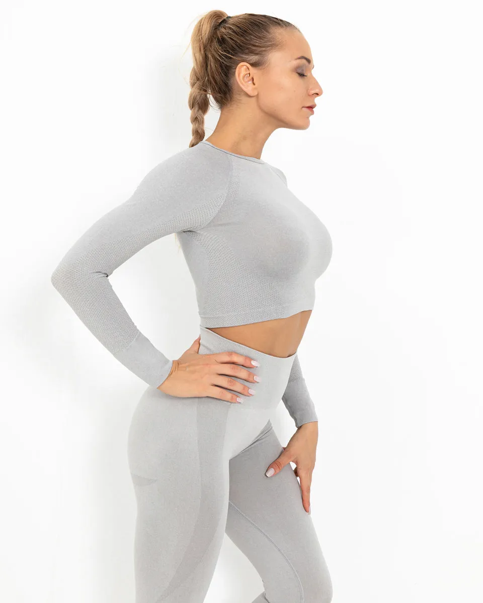 Felicity Long Sleeve - Light Grey