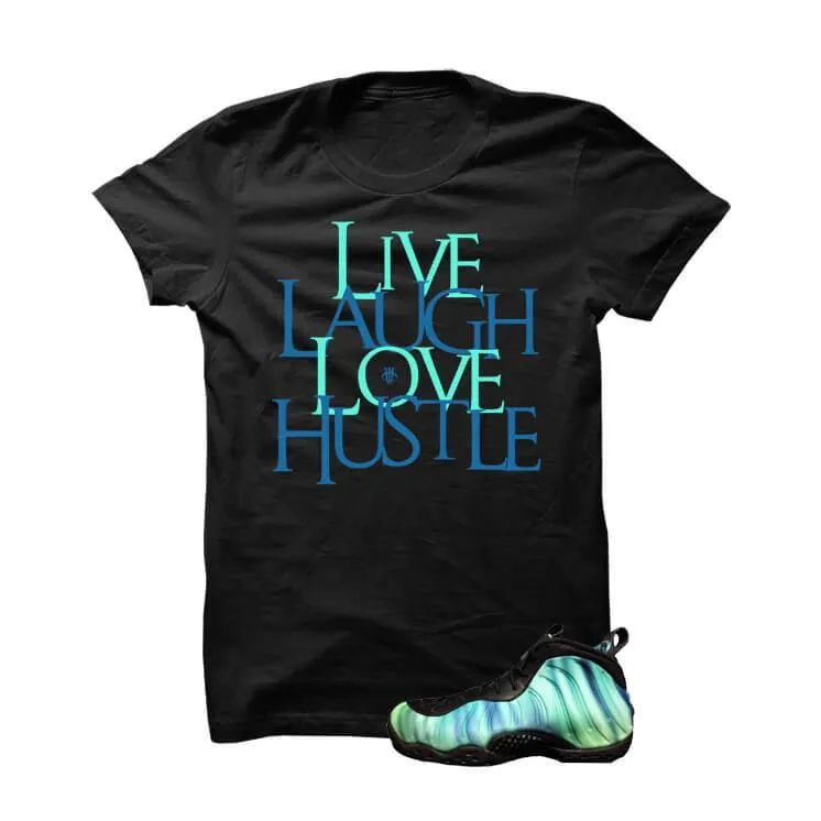 Foamposite One "Northern Lights" Black T Shirt (Love Hustle)