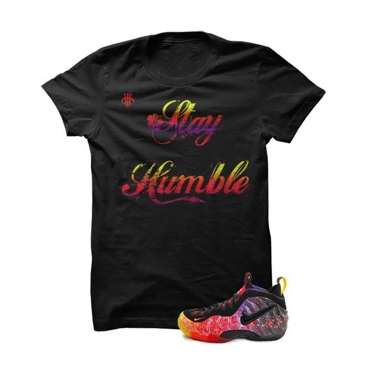 Foamposite Pro "Area 72 Asteroid" Black T Shirt (Stay Humble)