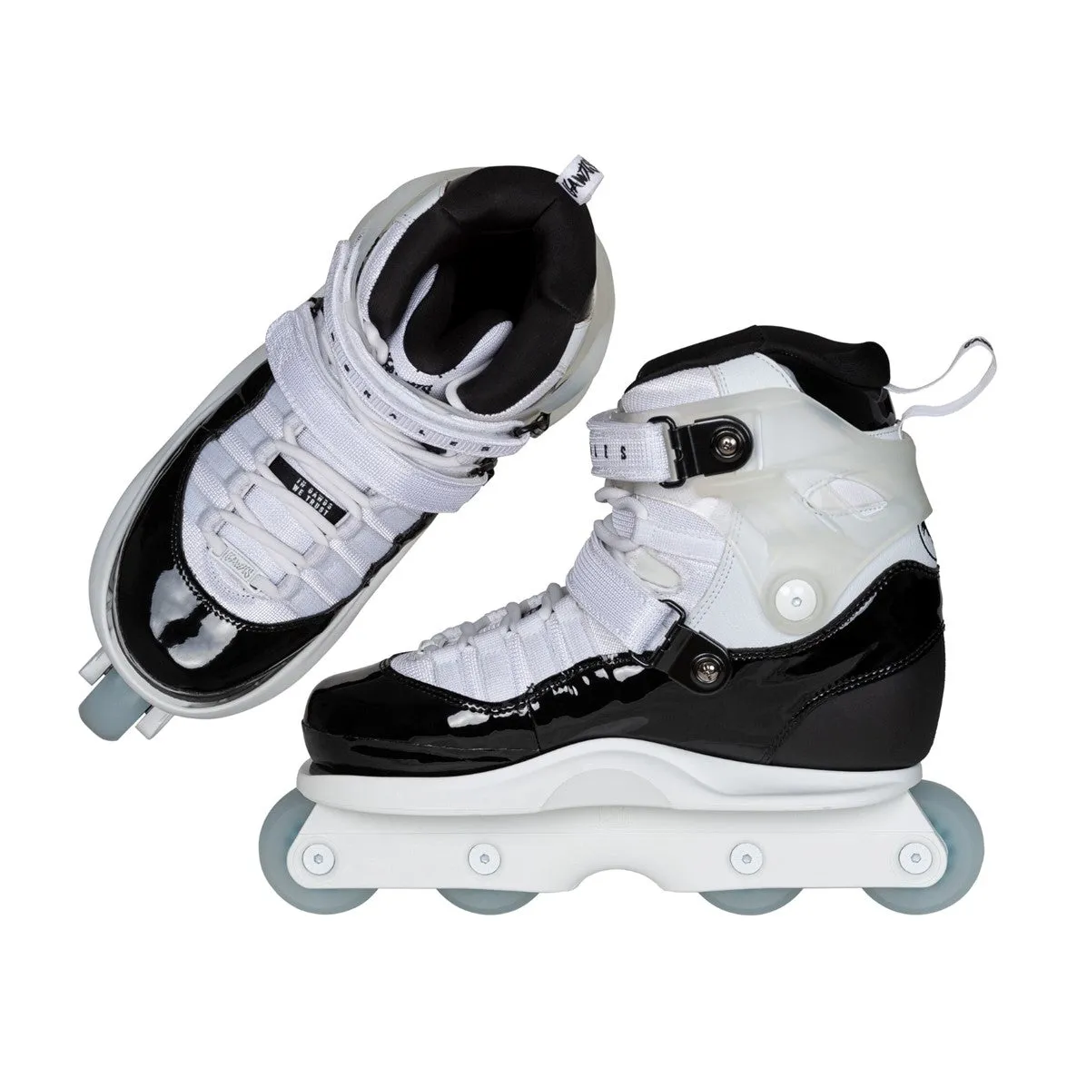 Gawds Franky Morales FM 5 White/Black Aggressive Inline Skates