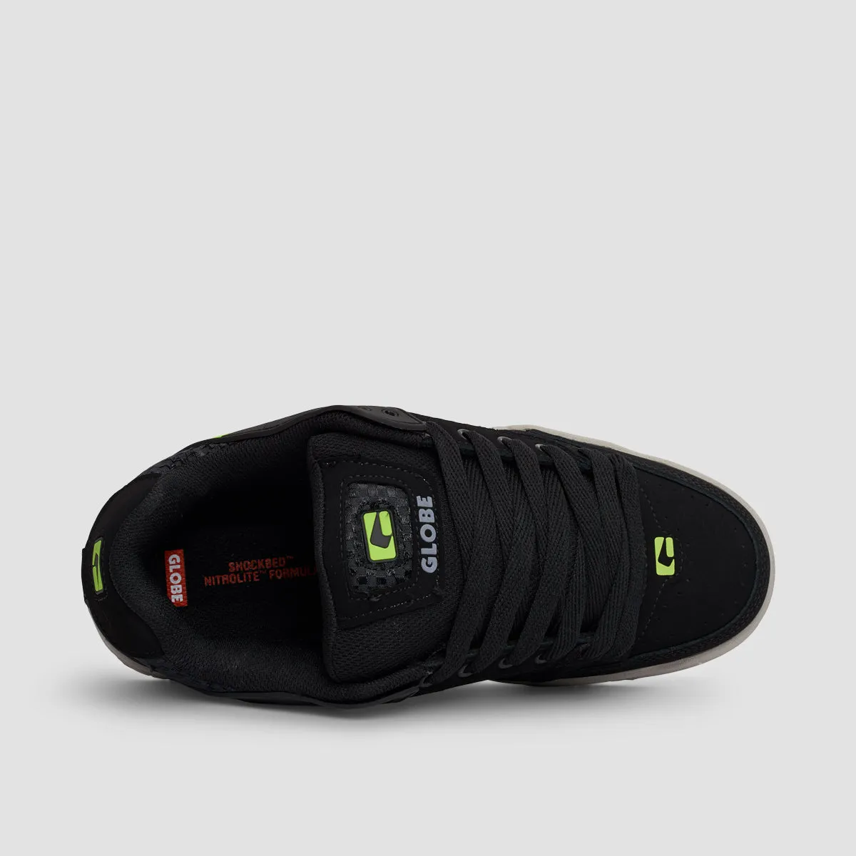 Globe Tilt Shoes - Black/Acid