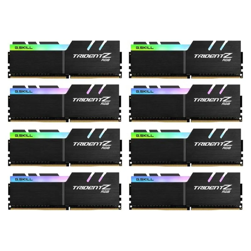 G.Skill Tridentz Rgb Series - Ddr4 - 256 Gb Kit : 8 X 32 Gb - Dimm 288-Pin - Unbuffered