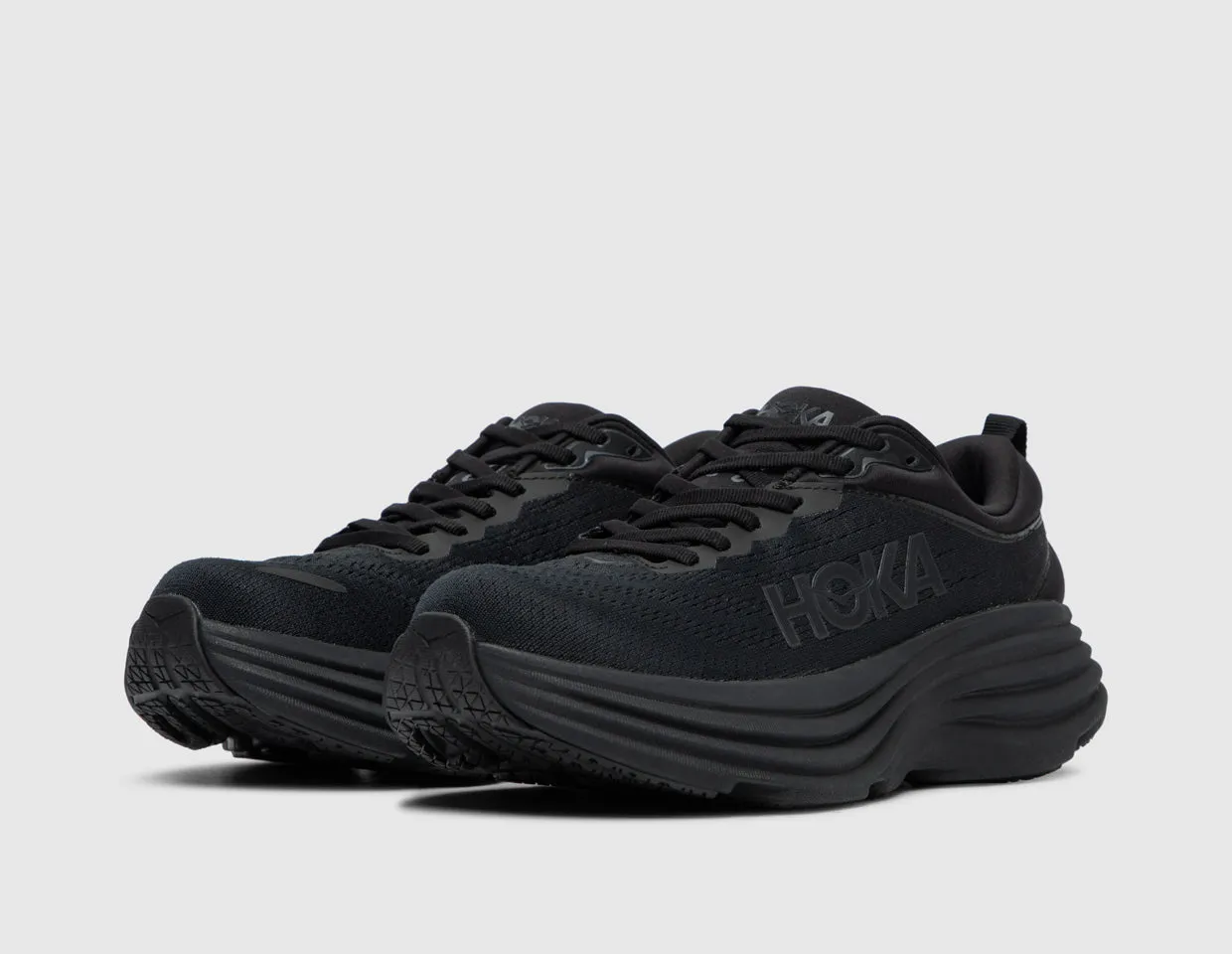 Hoka Women's Bondi 8 Black / Black