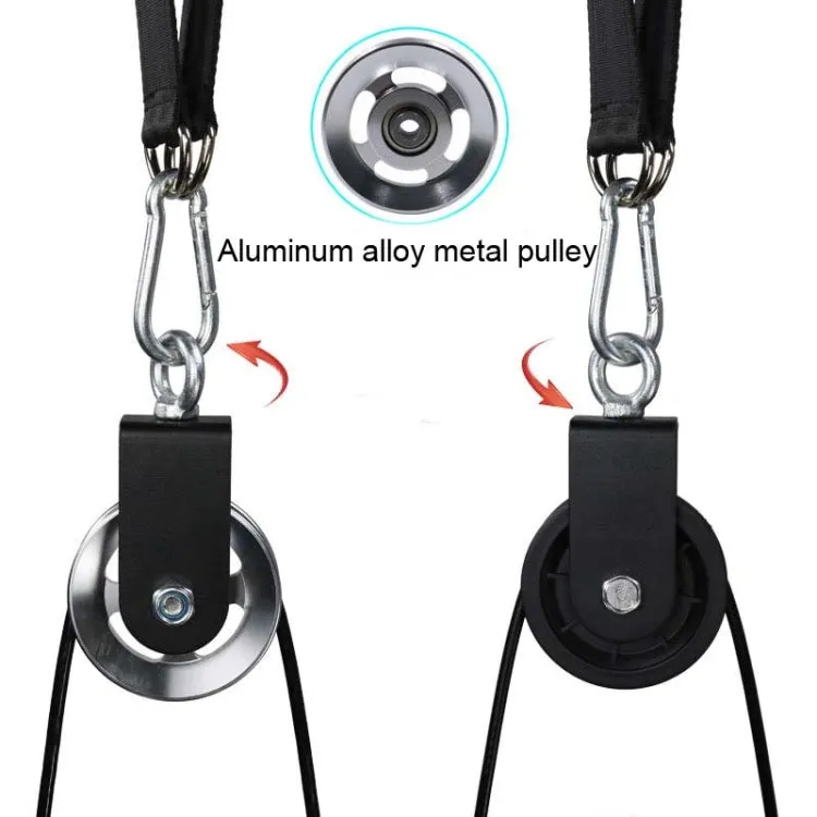 Homemade Fitness Equipment Home High Pull-Down Training Equipment Rally Triceps, Specification: 2.0cm Bell Plate Tray Set 2