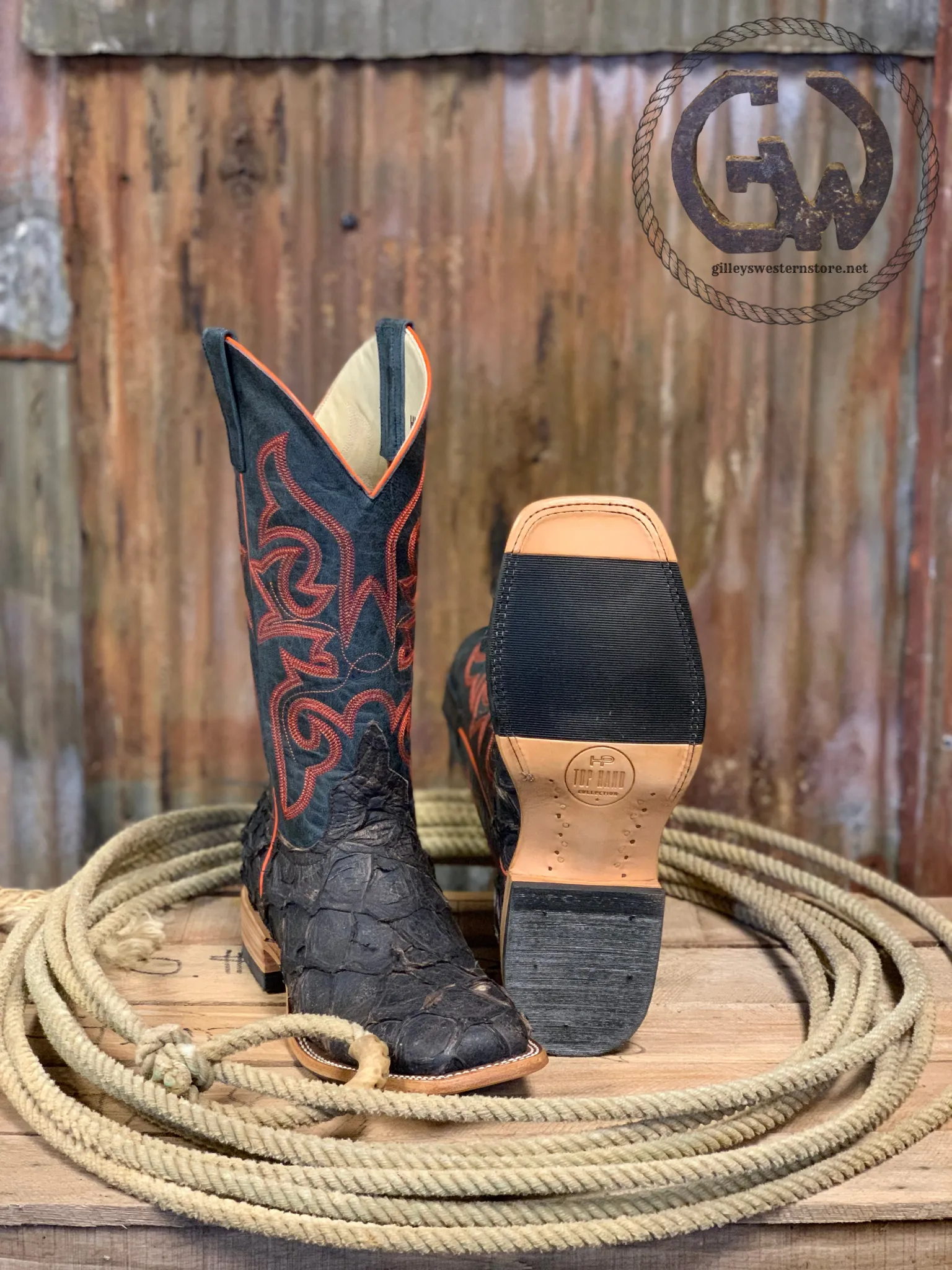 Horse Power Brazilian Big Bass Western Boot