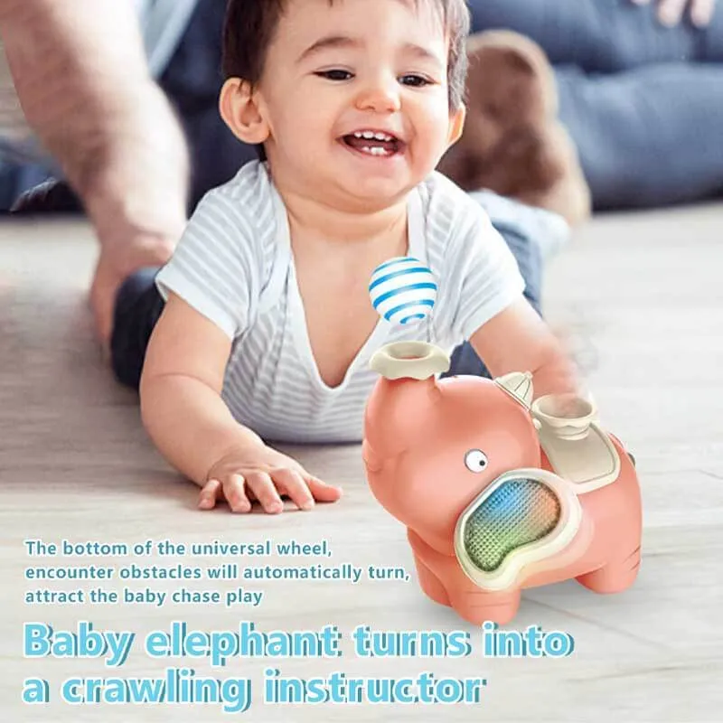 Interactive Elephant Crawling Toy