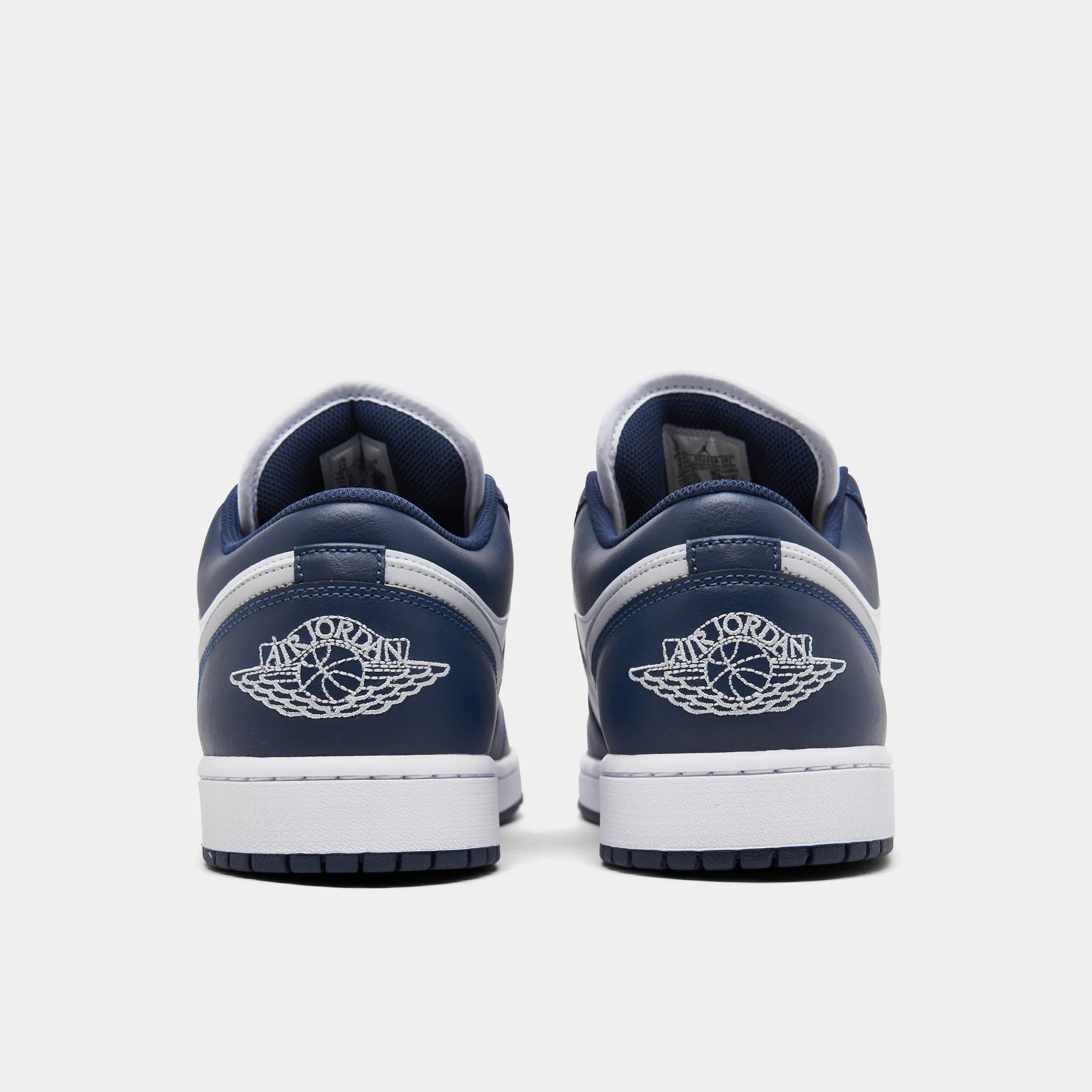 Jordan 1 Low White / Wolf Grey - Midnight Navy