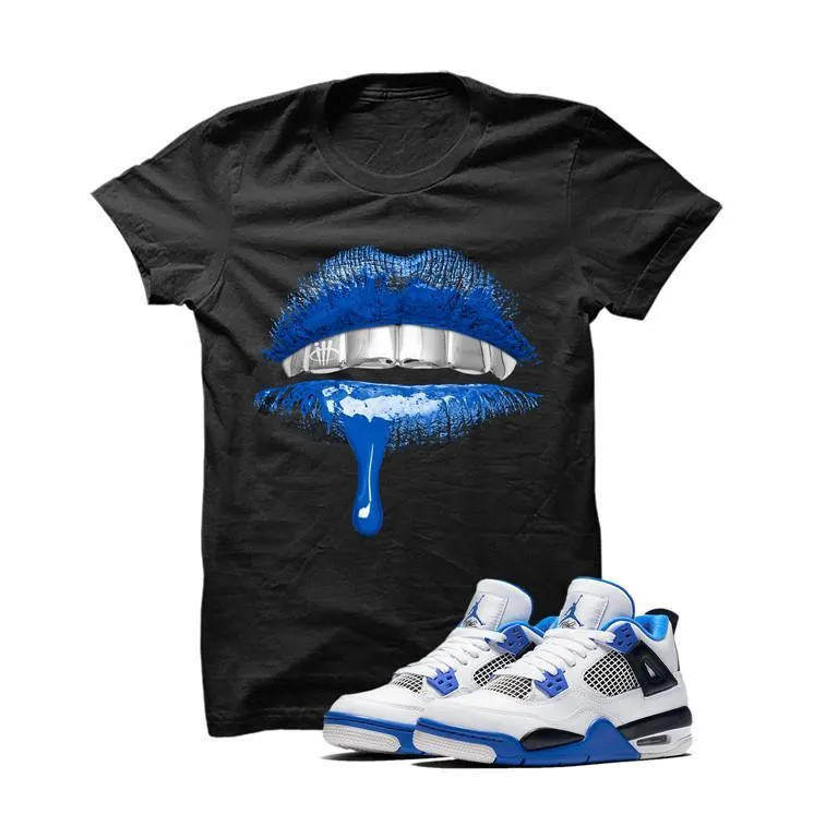 Jordan 4 Motorsports Black T Shirt (Lips)