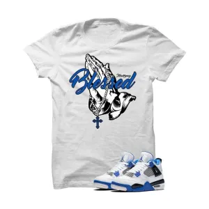 Jordan 4 Motorsports White T Shirt (Blessed)