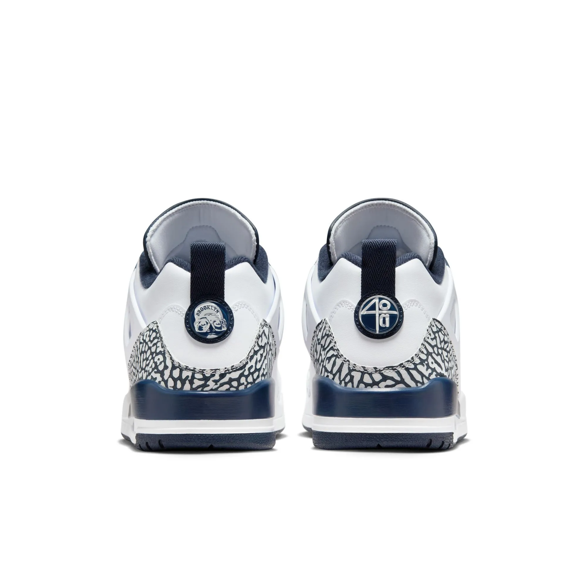 Jordan - Men - Spizike Low - White/Obsidian Platinum