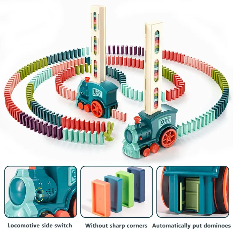 Kids Electric Domino Train - With sound & light