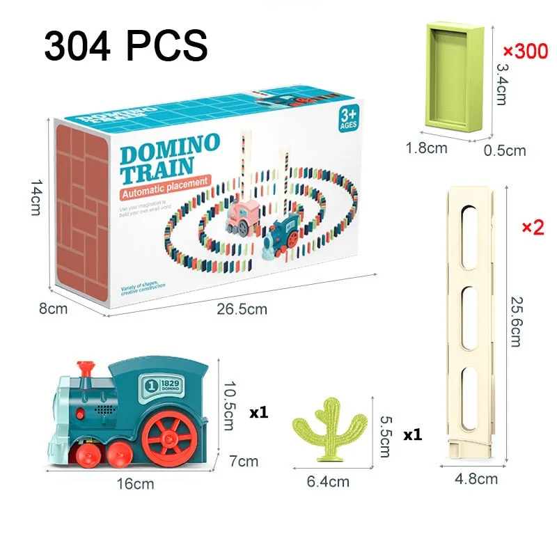 Kids Electric Domino Train - With sound & light