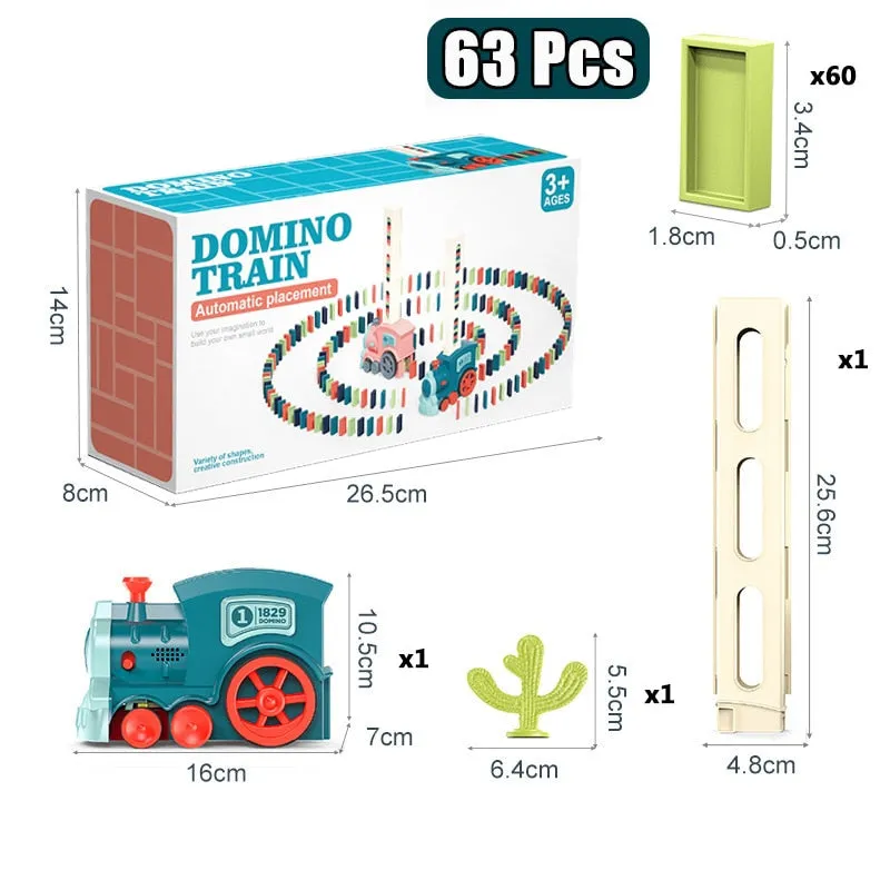 Kids Electric Domino Train - With sound & light