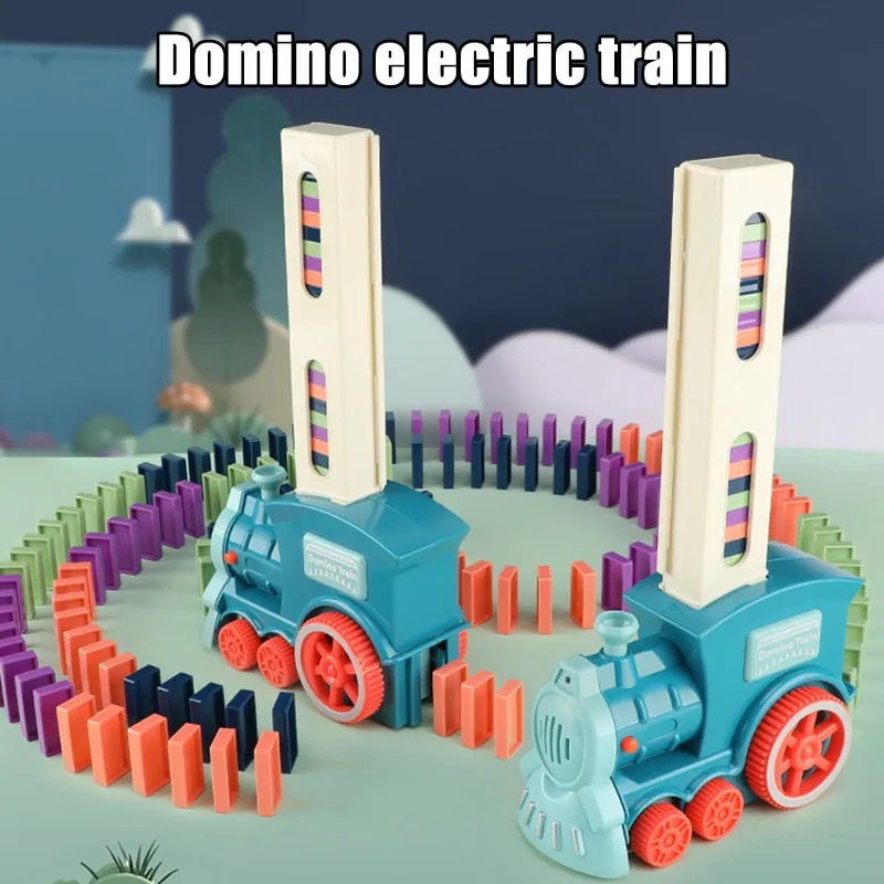 Kids Electric Domino Train - With sound & light