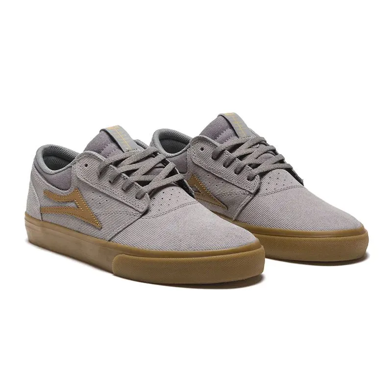 Lakai GRIFFIN GREY/GUM CORD SUEDE Shoes