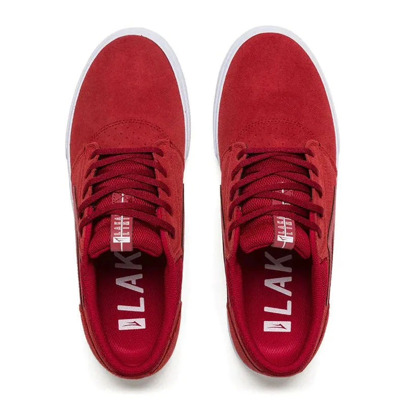 Lakai GRIFFIN RED/REFLECTIVE SUEDE Shoes