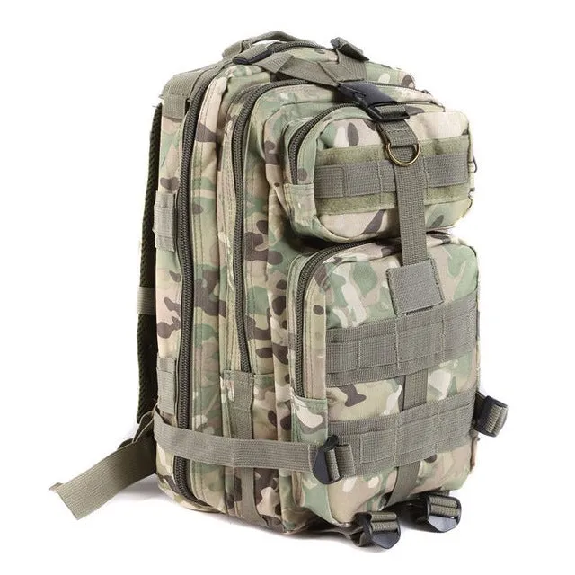 Large Capacity 30L Hiking Camping Bag Army Military Tactical Trekking Rucksack Backpack Camo storage bag