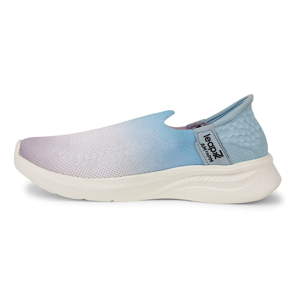 Leap7x Sports Sky Blue Walking Shoes For Women EAZY-W4 By Liberty