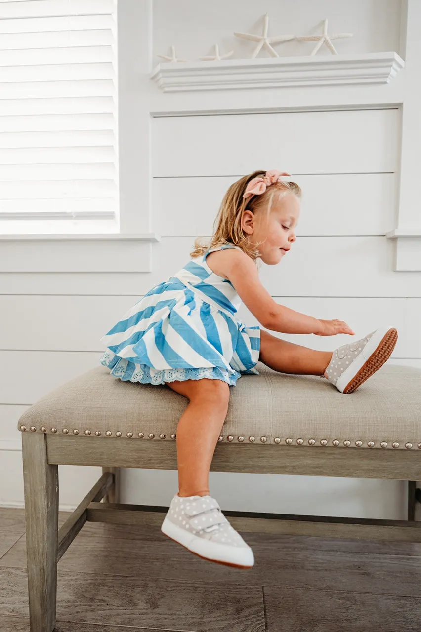 Little Love Bug Casual Polka Dot & Pink Low Top