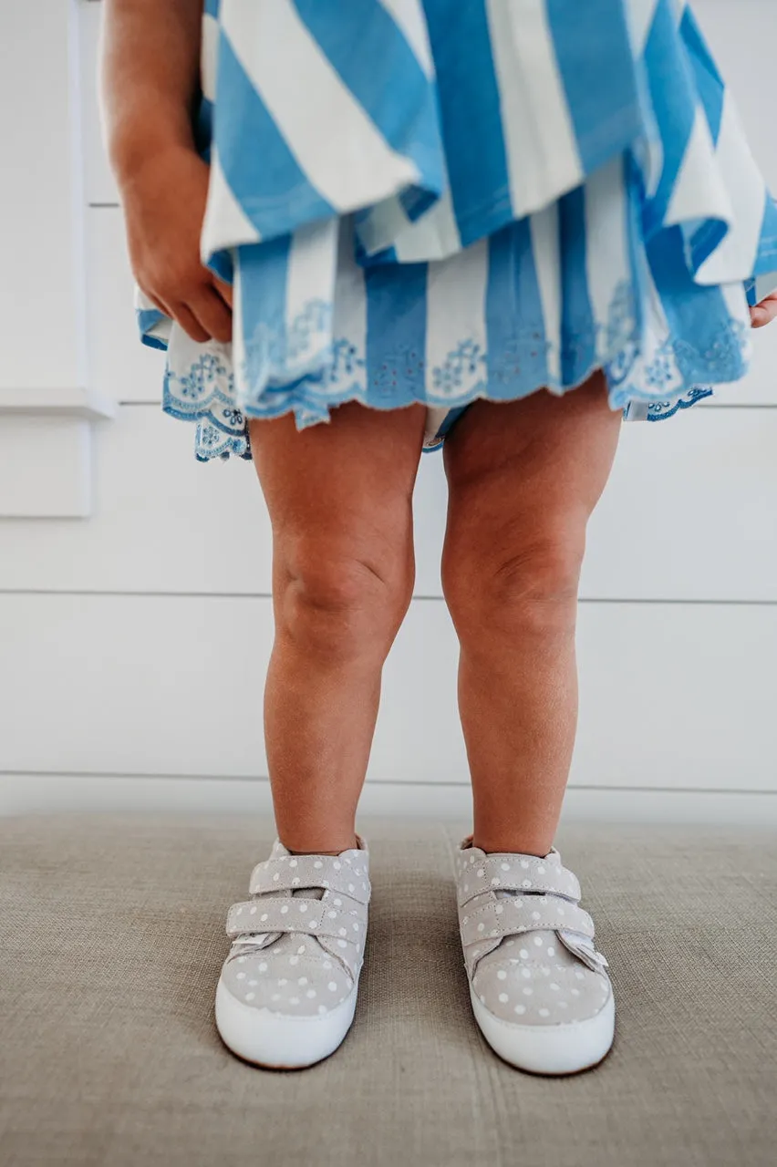 Little Love Bug Casual Polka Dot & Pink Low Top