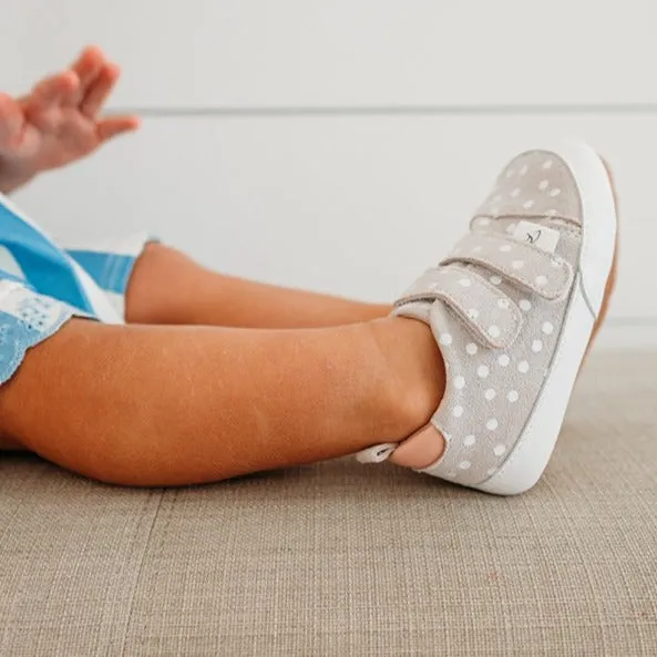 Little Love Bug Casual Polka Dot & Pink Low Top