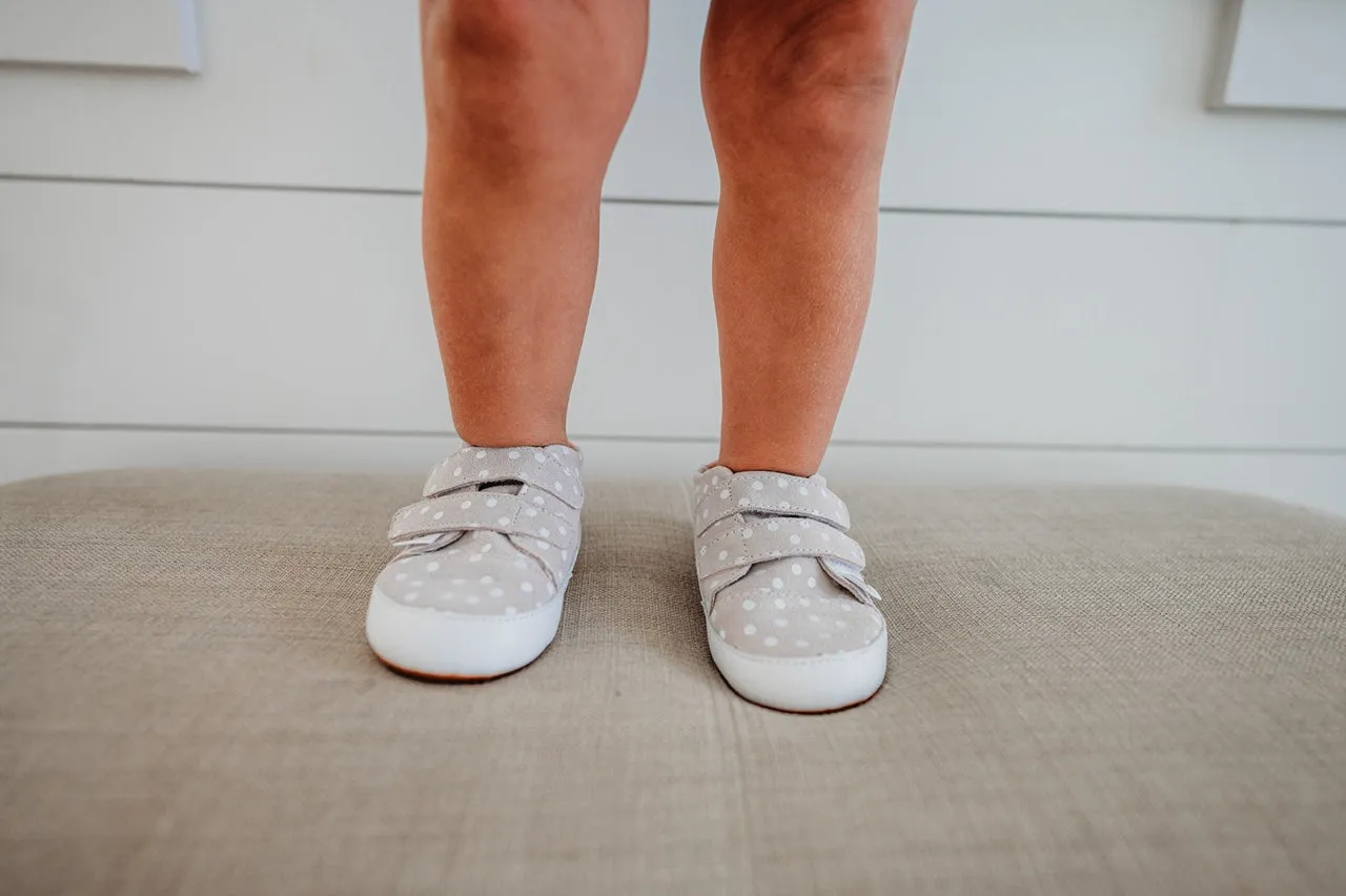 Little Love Bug Casual Polka Dot & Pink Low Top