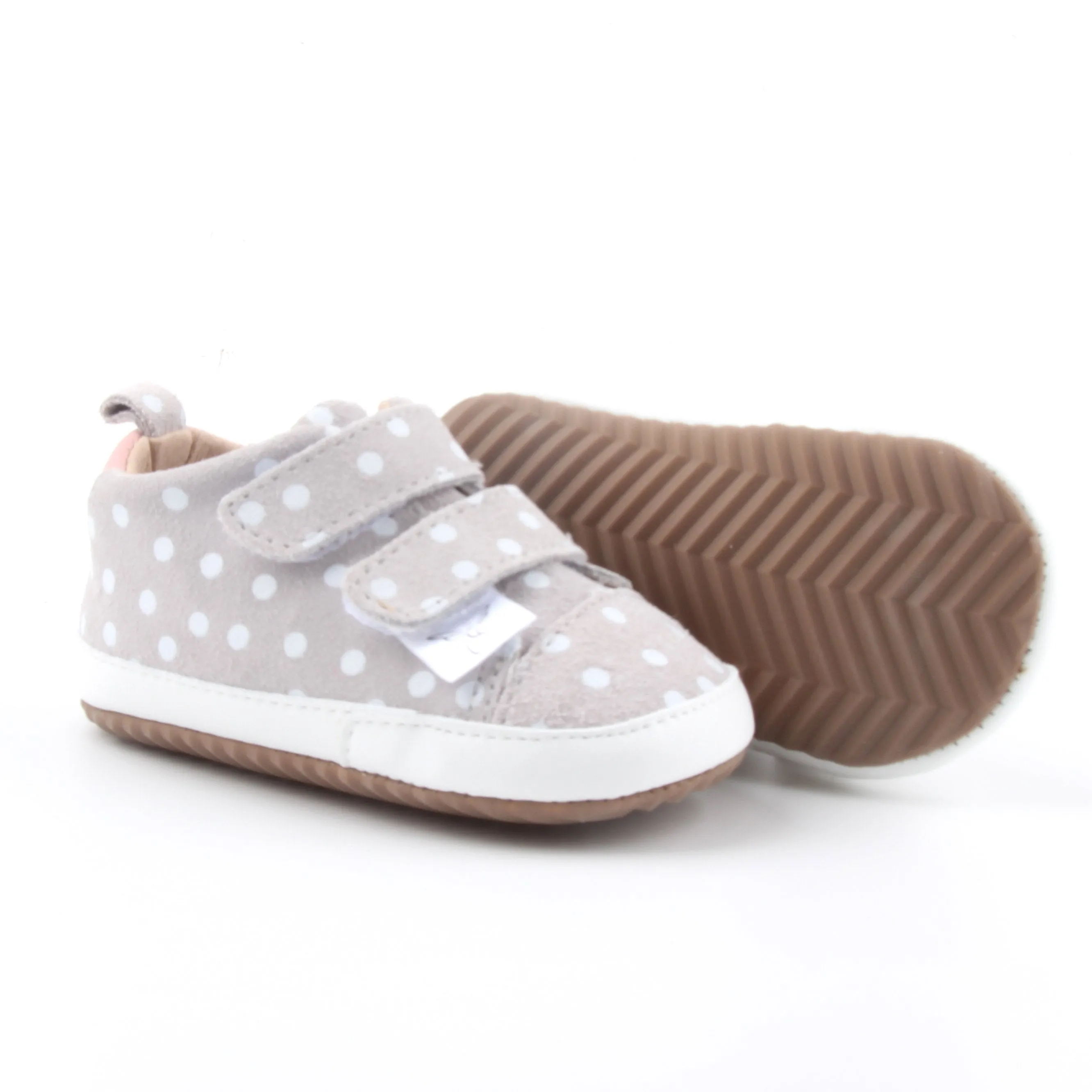 Little Love Bug Casual Polka Dot & Pink Low Top