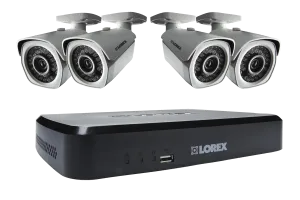 LNR100 Series 8-Channel Security NVR with Weatherproof HD IP Cameras