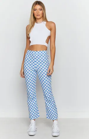 Lorelai Check Pant Blue