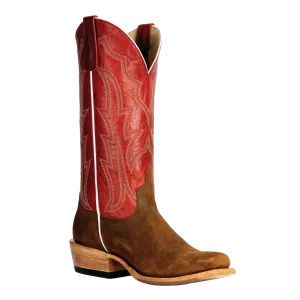 Macie Bean Ladies Top Hand Waxy Commander Deep Red Western Boot M9501