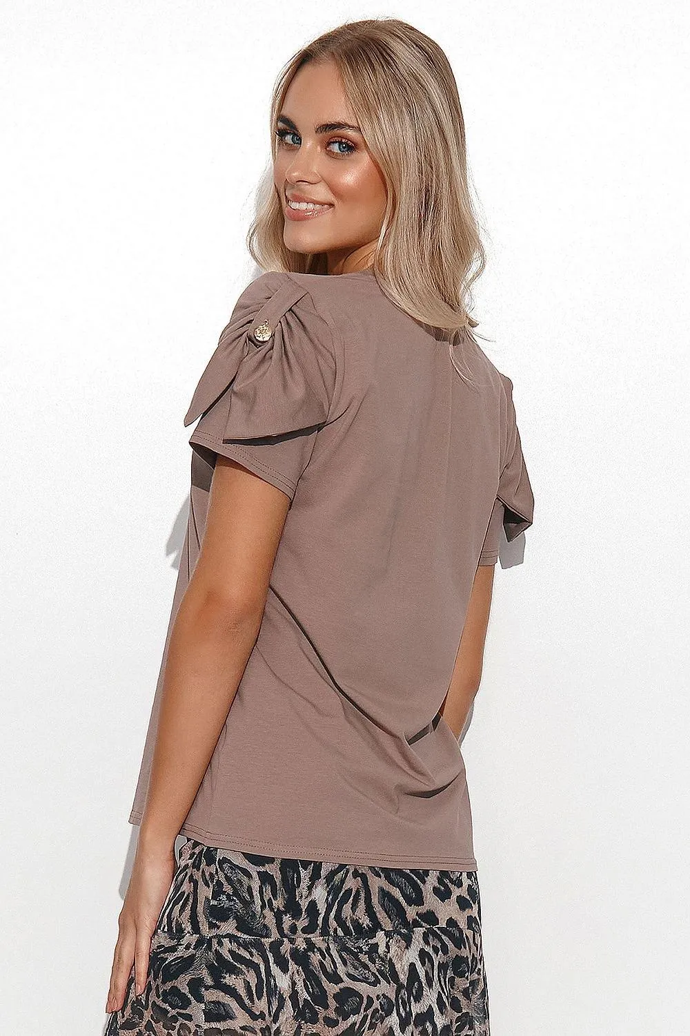 Makadamia stylish womens blouse