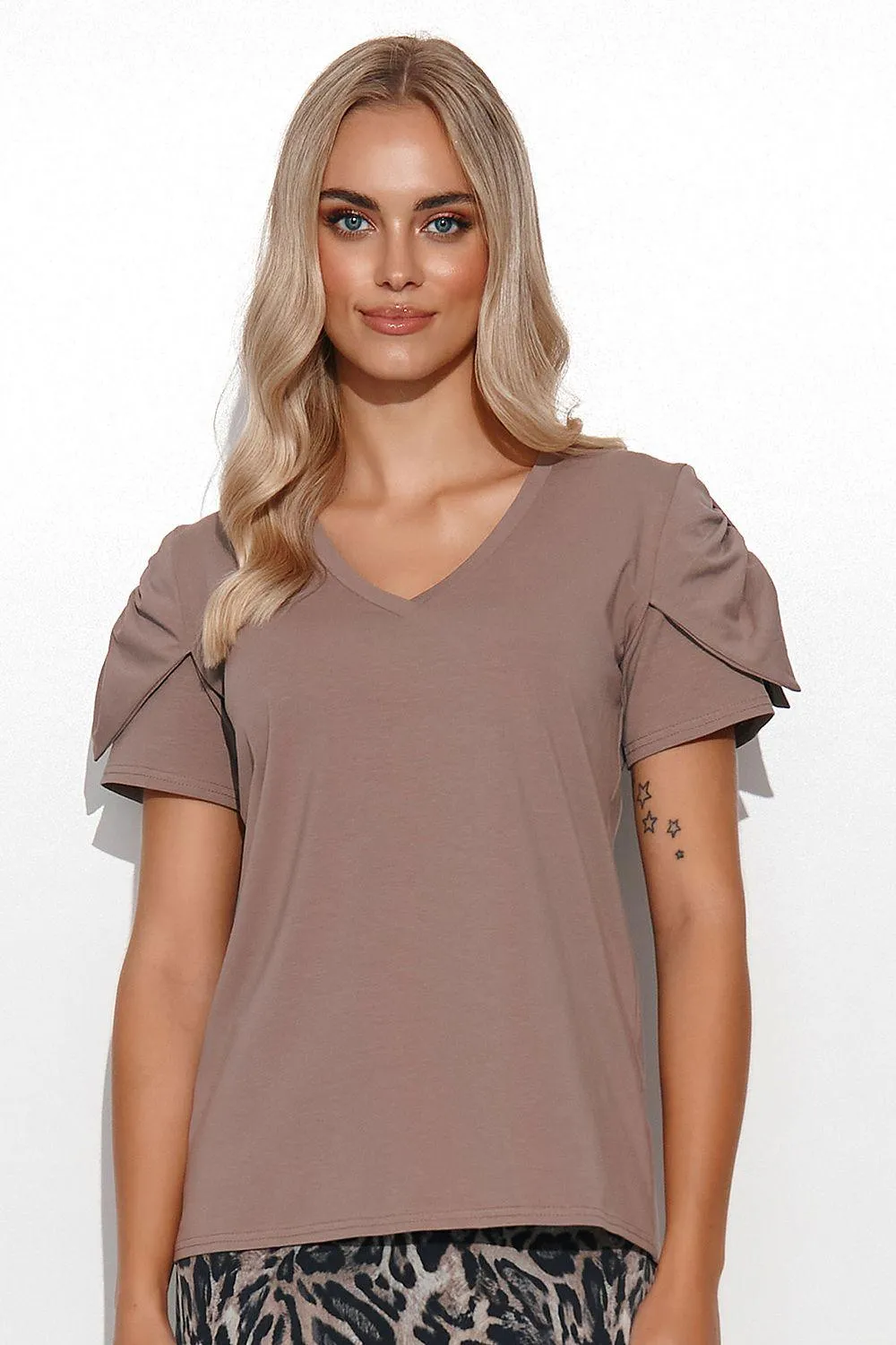 Makadamia stylish womens blouse