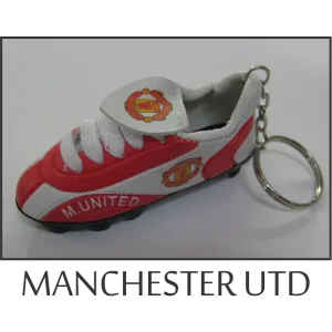 Manchester Mini Soccer Shoe Key Chain