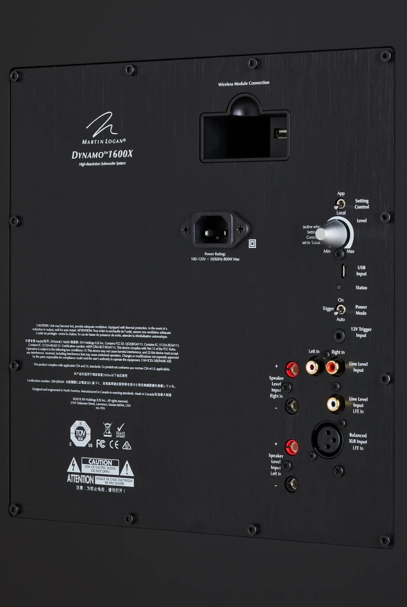 MartinLogan Dynamo 1600X | Audiophile Subwoofer