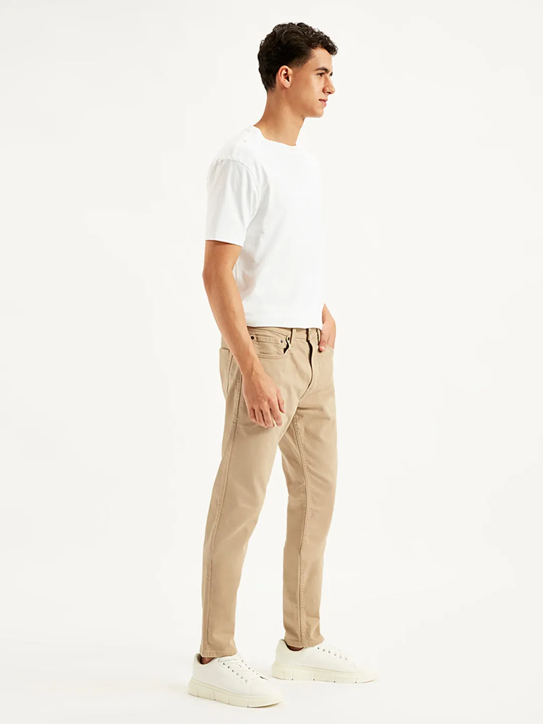 Men's 512 Slim Tapered Fit Beige Jeans