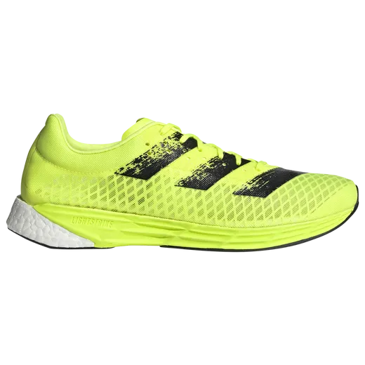 Men's Adidas Adizero Pro, Solar Yellow/Core Black/Cloud White, 10.5 D Medium