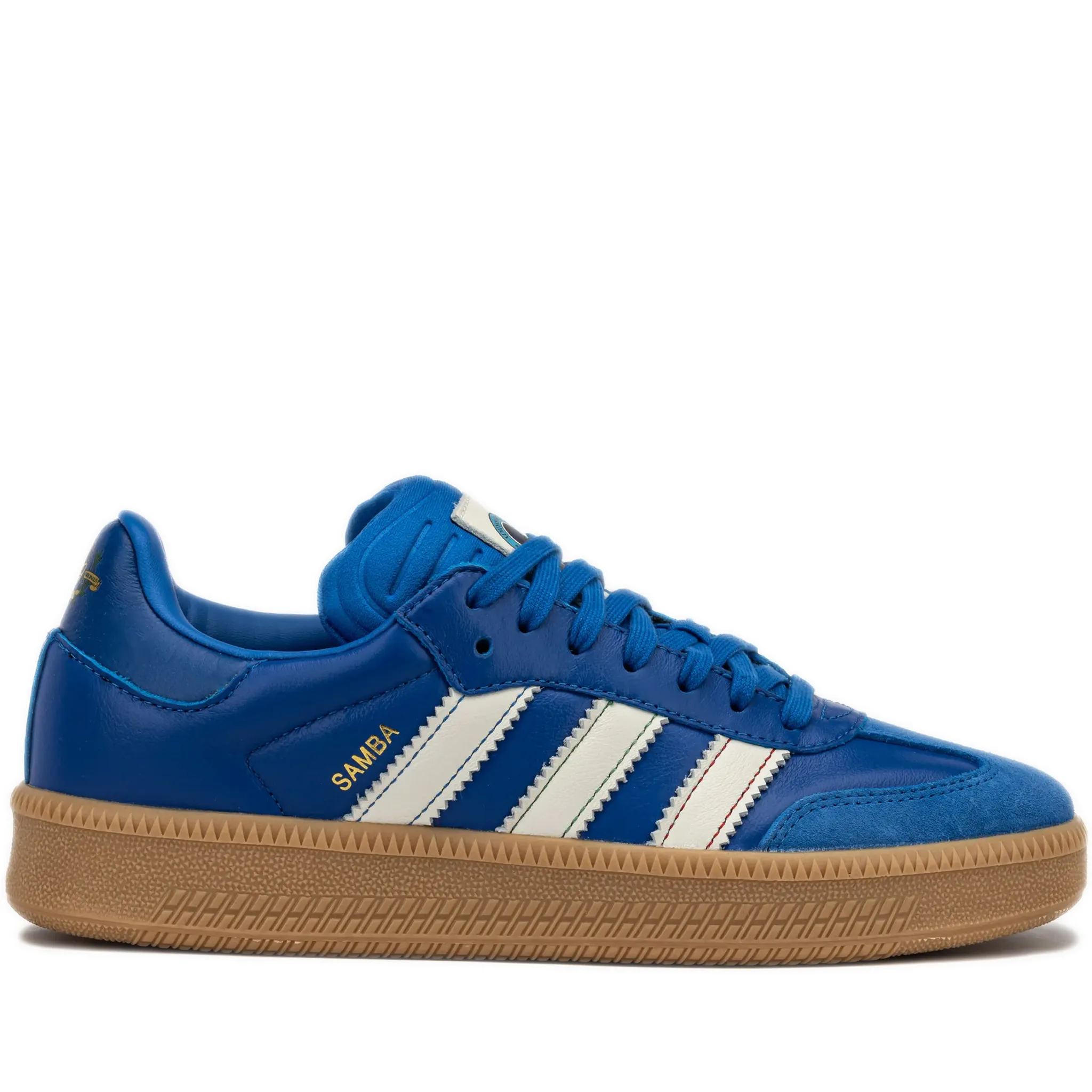 Men's Adidas Samba XLG Shoes - Blue /White /Gum