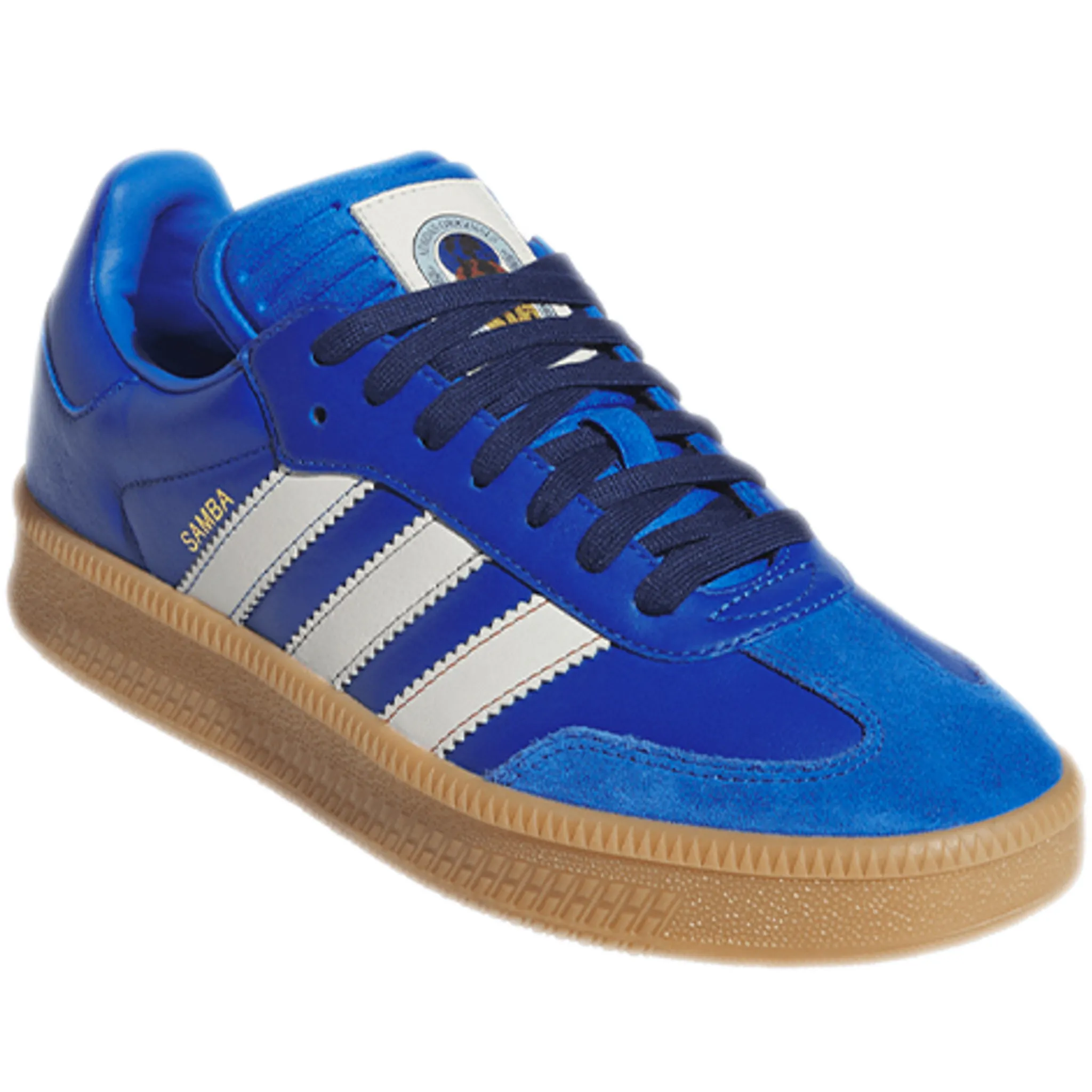 Men's Adidas Samba XLG Shoes - Blue /White /Gum