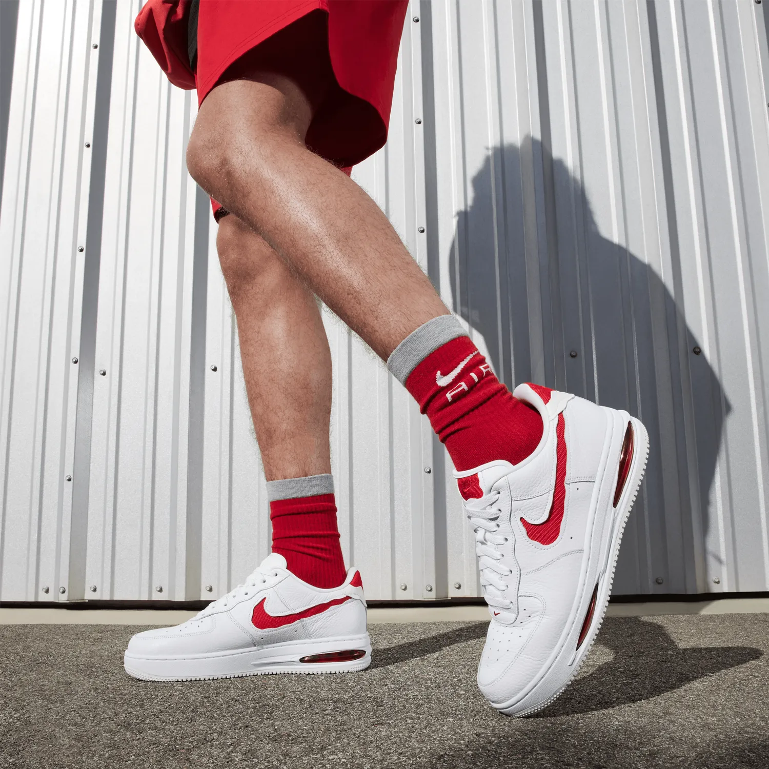 Men's Air Force 1 EVO "White University Red"