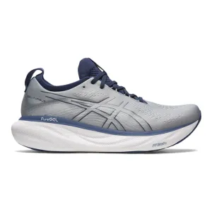 Men's Asics Gel-Nimbus 25, Sheet Rock/Indigo Blue, 14 4E Extra Wide