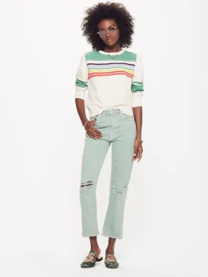 MOTHER - Tomcat Distressed Jeans in Chew Mint