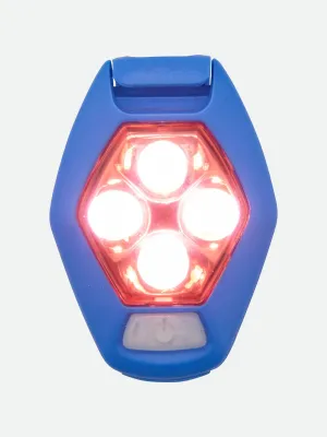 Nathan | HyperBrite RX Strobe | Rechargeable LED Clip Light | Blue Jewel