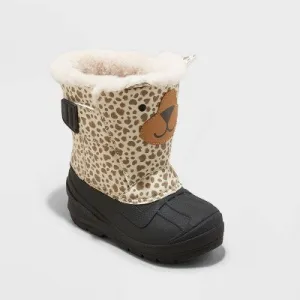 New - Toddler Girls' Frankie Winter Boots - Cat & Jack Tan 5T