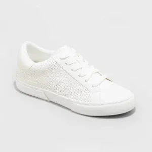 New - Women's Maddison Sneakers - A New Day White 8.5