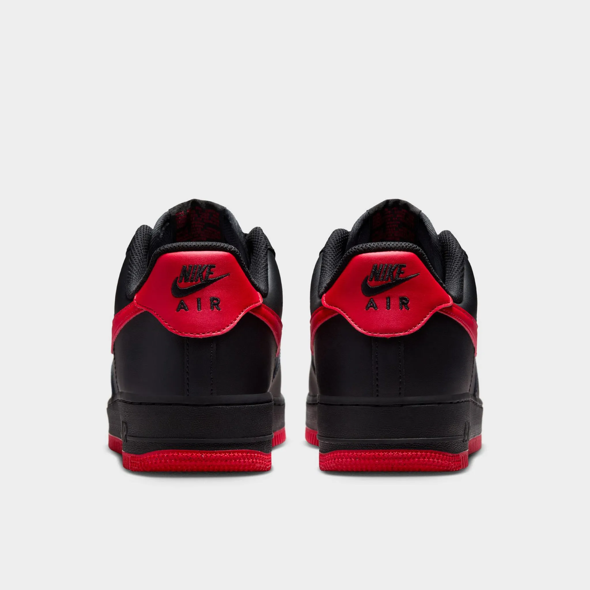 Nike Air Force 1 '07 Black / University Red - Black