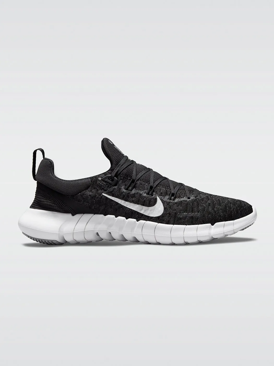 Nike Free Run 5.0 Sneaker - Black-White-Dk Smoke Grey