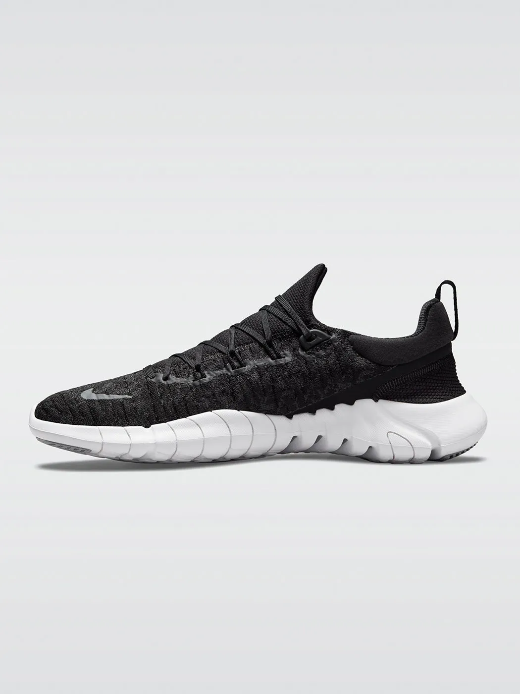 Nike Free Run 5.0 Sneaker - Black-White-Dk Smoke Grey