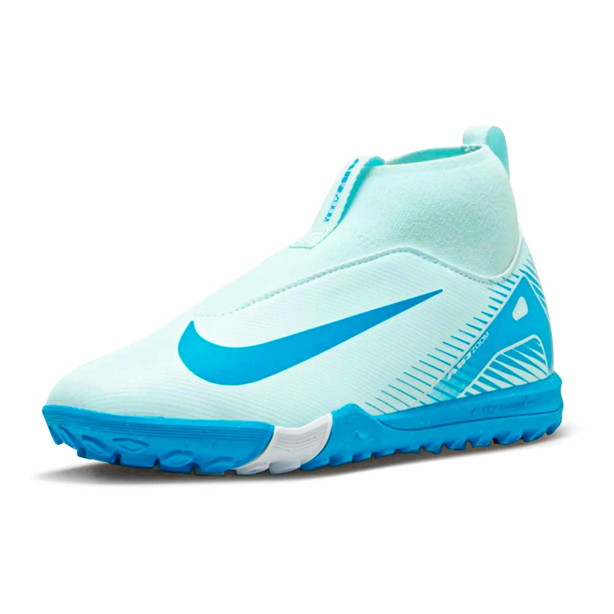 Nike Jr. Zoom Superfly 10 Academy Turf Soccer Shoes (Glacier Blue/Blue Orbit)